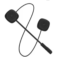 OEM Motorhelm - Universele headset met spraakoverdracht - Dubbele stereo-luidsprekers - Handsfree, tweetalige converter - Elektrische telefoonuitgang - Reisheadset - Zwart