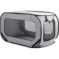 OEM Reisbank voor honden - Opvouwbare hondenbank - Autoreisbed - 94x53x53 cm - Grijs