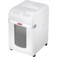 HSM Shredstar X200pro papierversnipperaar met automatische invoer, snijgrootte 2 x 10 mm, P-5, 30 l, snijcapaciteit 10-200 vellen, verplaatsbaar, zilver/wit