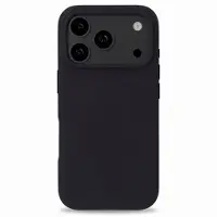 Accezz Liquid Silicone Backcover met MagSafe voor de Apple iPhone 18 Pro / 17 Pro - Zwart