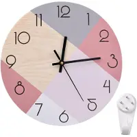 Dripio Stille, moderne wandklok, 30 cm, zonder tikgeluid, voor wandmontage