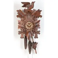 Dripio Kuckucksuur Hubertus – Hout, analoog, wandmontage, beige