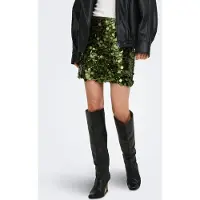 ONLY Onljadel Korte Rok Dames Groen S
