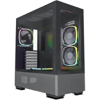 Montech SKY TWO (zwart, gehard glas x 2)