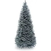 National Tree Company Feel Real Downswept Douglas Fir Blue Slim Hinged h183cm