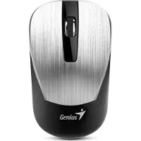 Genius NX-7015 / Kantoormuis / Optische muis / 1600 DPI / Draadloos via USB / Zilverkleurig