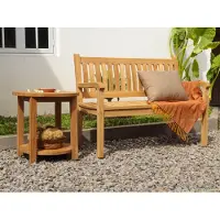 Teakea Beaufort tuinbank massief teak 130 cm naturel 2 personen