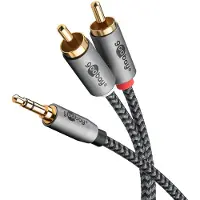 Goobay Plus 3,5mm Jack - Tulp kabel | 5 meter