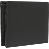 L.credi Leren portemonnee David Wallet Black zwart