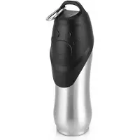 Famanu – Grote honden waterfles van 750 ml, draagbare drinkfles van roestvrij staal, ideaal voor wandelen en buitenactiviteiten