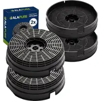 Alapure 2x 3800 Koolstoffilter voor 4055374690 / MCFE37 / CFC0038000 / 752620 / 484000008782 (2St.)