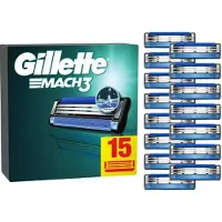 Gillette Scheermesjes Mach 3 Razor Blades 15 stuks