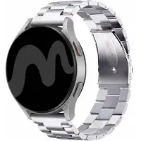 IMoshion Stalen bandje - Universeel 24 mm aansluiting - Zilver