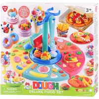 Playgo Kleiset Luxe: Eetplezier met 5 kleurrijke kleibakken