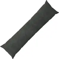 vidaXL Kussensloop HEERLEN Antraciet 40 x 145 cm Microfiber Fleece