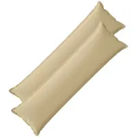 vidaXL Kussensloop 2 st HOUTEN Beige 40 x 145 cm Polyester