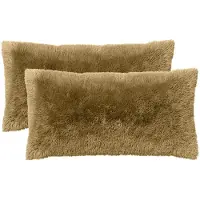 vidaXL Kussen 2 st HEERLEN Lichtgrijs 40 x 70 cm PV Fleece