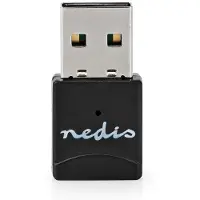 Nedis Netwerkadapter | Wi-Fi | AC600 | 2,4/5 GHz (dualband) | USB 2.0 | Totale Wi-Fi snelheid: 600 Mbps | Windows 10 / Windows 11 / Windows 8