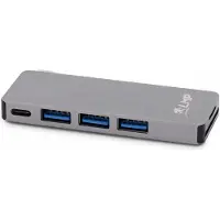 LMP Zilver USB-C Basic Hub 6 Poort Grijs