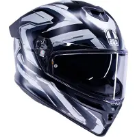 AGV K5 Astralix helm, mat zwart/wit, maat S (55/56)