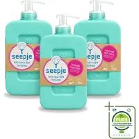 Seepje 3 x - Handzeep - Zachte Geur - Lavendel met Tonka - 300 ml - Grootverpakking - Vaatwasstrips - Handzeep - Natuurlijke Handzeep - Handverzorging - Lavendel - Tonka