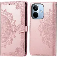 IMoshion Mandala Bookcase voor de Xiaomi Redmi Note 17 Pro Max - Rose Gold
