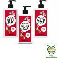 Marcel's Green Soap 3 x - Handzeep Argan & Oudh - Plantaardig & duurzaam - 500 ml - Wasstrips - Handzeep Argan Oudh - Natuurlijke Handzeep - Duurzame Handzeep - Arganolie Handzeep - Oudh Handzeep