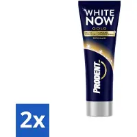 Signal 2 x - White Now - Goud - Tandpasta - Langdurig Wit - Extra Glans - 50 ml - Witte Tanden - Tandpasta - Glans - Verkleuring -