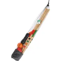 Alert Croquet Set - Houten Croquet Spel - Croquet voor Kinderen - Buitenspel - 75 cm