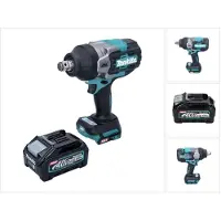Makita TW 001 GM1 Accu-slagmoersleutel 40 V max. 1800 Nm Borstelloos XGT + 1x oplaadbare accu 4.0 Ah - zonder oplader
