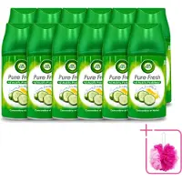 Air Wick 12 x Freshmatic - Luchtverfrisser Navulling - Pure Fresh Komkommer - 250ml - Bulkverpakking - Luchtverfrisser - Douchemop - Geurverspreider