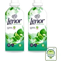 Lenor 2 x – Wasverzachter – Freshness Guard – 32 Wasbeurten – 800 ml - Grootverpakking - Vaatwasstrips - Wasverzachter - Frisheid - Geur - Geurprofiel - Geurtjes