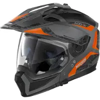 Nolan N70-2 X Torpedo helm, zwart/oranje, maat XXS (54)