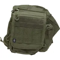 Brandit reistas, groene schoudertas, voor heren, groene kleur, one size