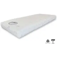 Mahoton Matras Cleopatra Natuurrubber Soft 90x220 cm - met gratis Teddy molton