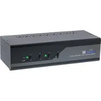 InLine 4-Poorts Desktop KVM Switch, Dual Monitor, DP + HDMI, 4K, USB 3.0, Audio