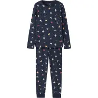 Name it Nachtkledij 'NKNVismas' navy / spar / bloedrood / wit