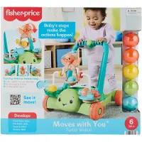 Fisher-Price Loopwagen - Beweegt met je mee - Turtle Walker - - OneSize - Loopwagens