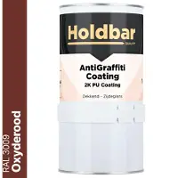Holdbar Anti Graffiti Coating Oxyderood (RAL 3009) 1 Kg