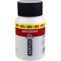 Amsterdam acrylverf - 600 ml - titaanwit 105