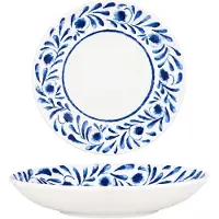 Bonna Diepbord lavis blue porselein 25 cm (1300cc) set van 6
