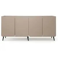 AEA Beigefarbene moderne Konsole stilvoll Kommode Wohnzimmer TV-Möbel