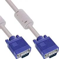InLine S-VGA kabel, 15-pins HD male / male, grijs, 1,5m