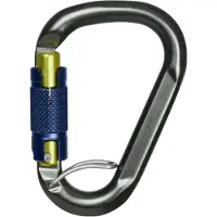 Salewa - Belay Twist Lock Karabiner - HMS-karabiner One Size, grijs