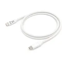 Equip 128361, USB-C 3.2 naar USB-C Gen1 kabel, PD, 60W, wit, 1,00 meter