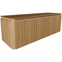 Royal plaza Terra Badkamermeubelset - 140x46.2x46cm - topblad - 4 lades - sandwood (licht eiken) SW1174103/SW1418396