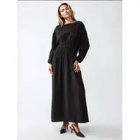 Hiccups for Kids langen mouwen crew neck maxi jurk