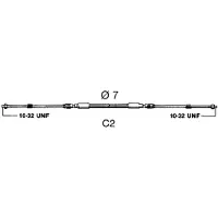 Ultraflex C2 6ft / 1‚83 m Bedieningskabel voor bootmotor