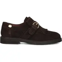 Fred de la bretoniere Women Frosh Lori Loafer Suede Dark Brown-Schoenmaat 40