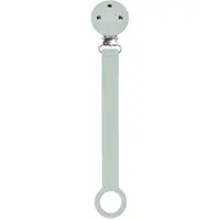 Nattou Silicone - Fopspeenketting met Universele Bevestiging - 21 cm - Licht Salie Groen